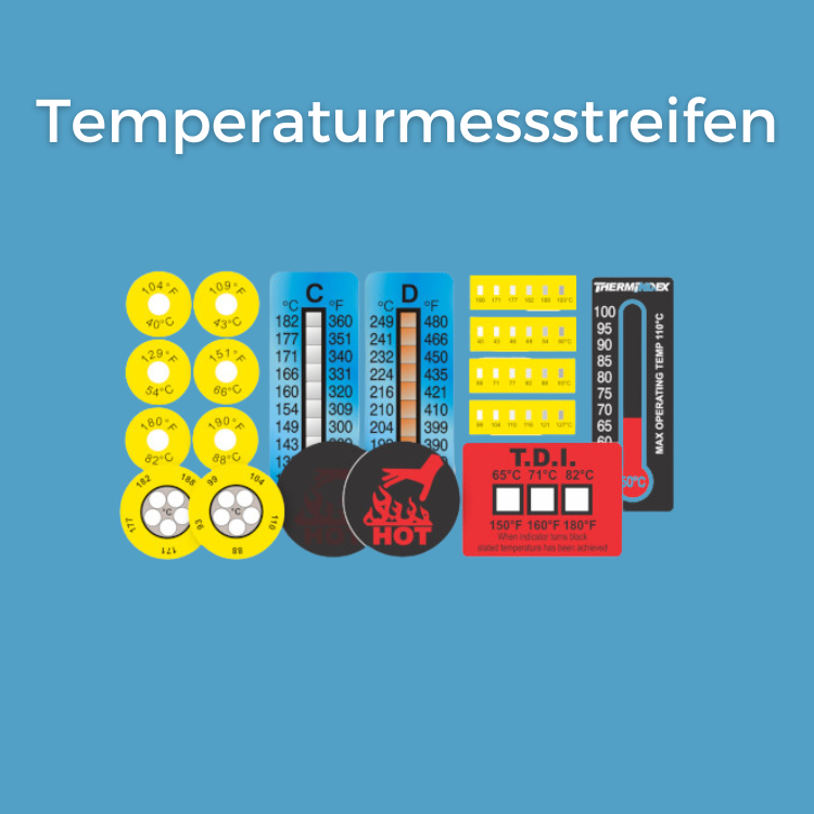 Temperaturmessstreifen