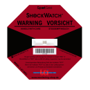 ShockWatch L-47, rot, 50 g / 50 ms