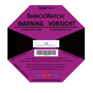 ShockWatch L-55, violett, 37 g / 50 ms