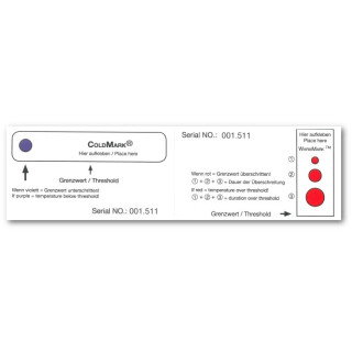 Tr&auml;gerkarte f&uuml;r ColdMark + WarmMark