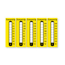 Temperatur Messstreifen, 8 Felder