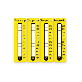 Temperatur Messstreifen, 10 Felder