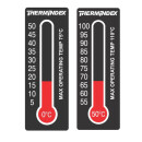 Temperatur Messstreifen, 10 Felder, reversibel