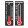 Tira de medici&oacute;n de temperatura, 10 casillas, reversible