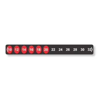 Стаен термометър с 12 полета