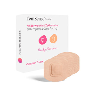 femSense&reg; Zyklustracker &ndash; Intelligente & nat&uuml;rliche Fruchtbarkeitskontrolle - 3 St&uuml;ck