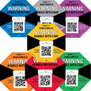 ShockWatch&reg;Label QR Sto&szlig;indikator zur...