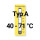 40&deg;C - 71&deg;C