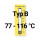 77&deg;C - 116&deg;C