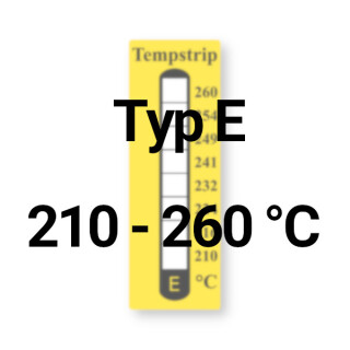 210&deg;C - 260&deg;C