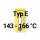 143&deg;C - 166&deg;C