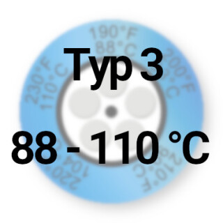 88&deg;C - 110&deg;C