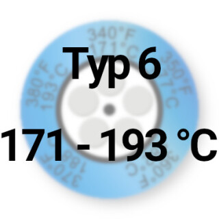 171&deg;C - 193&deg;C
