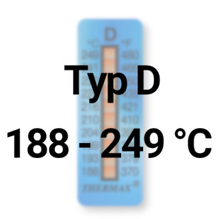 188&deg;C - 249&deg;C