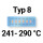 241&deg;C - 290&deg;C