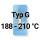 188&deg;C - 210&deg;C