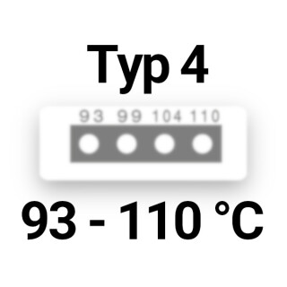 93&deg;C - 110&deg;C
