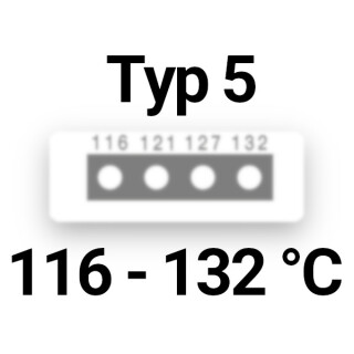 116&deg;C - 132&deg;C