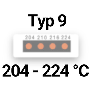 204&deg;C - 224&deg;C