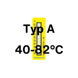 40 &deg;C - 82 &deg;C- 10 Felder